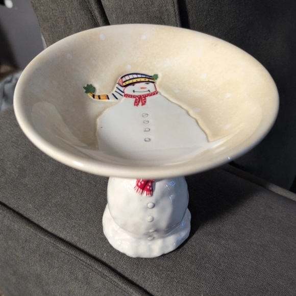 Oneida Cream Holiday Decor Snowman - Picture 3 of 4